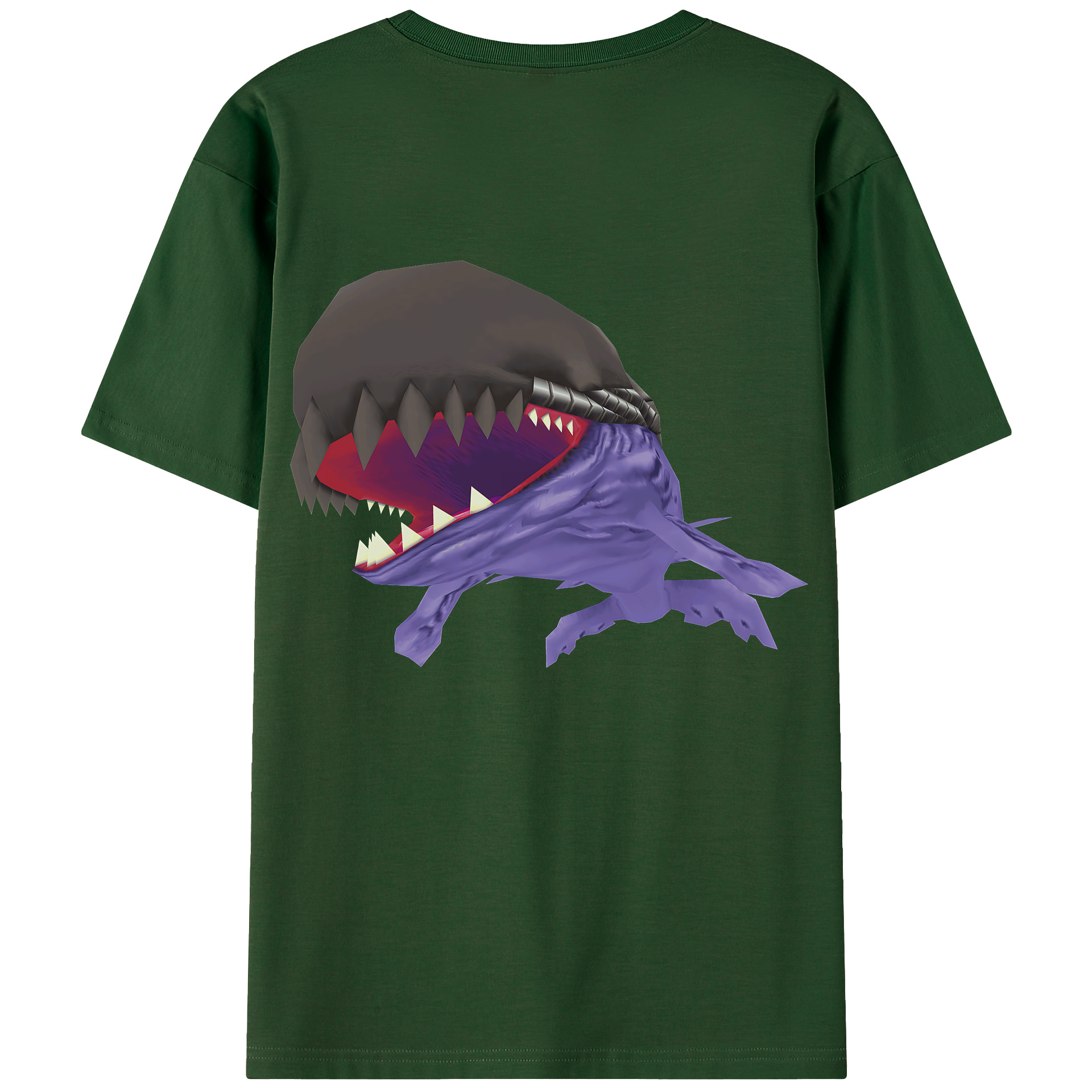 （画像用） Digimon デジタルモンスター/デジモン 綿100％半袖Tシャツ（背面プリント）